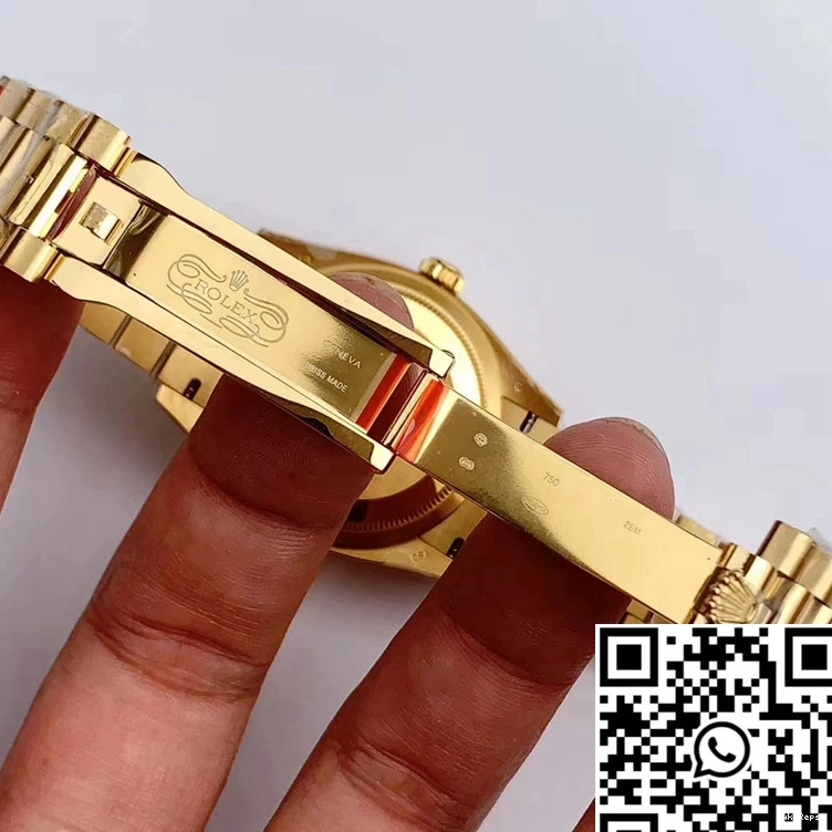Gray Day-Date M128238-0022 Dial Yellow Rolex Gold EW Factory 0801